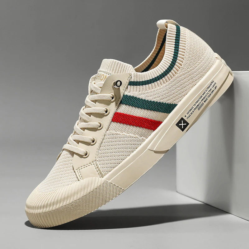 Roberto Russo Sneakers with Contrast Side Stripes