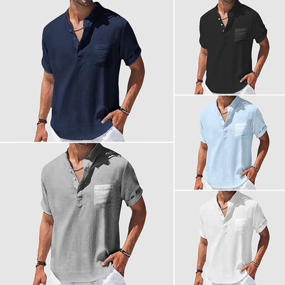 Roberto Russo Sunwalk Henley Shirt