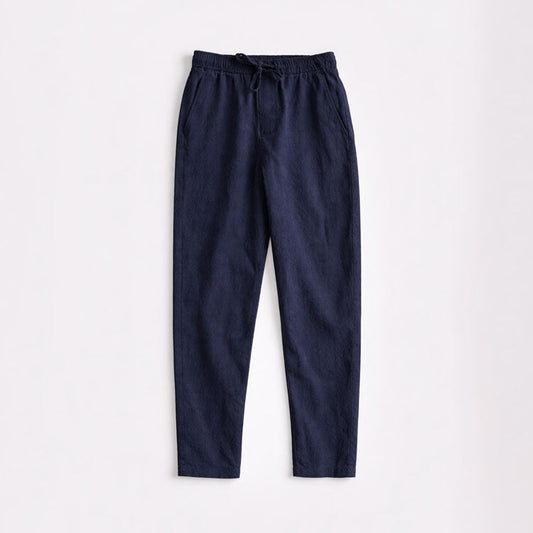 Roberto Russo Tapered Pants with Drawstring Waist