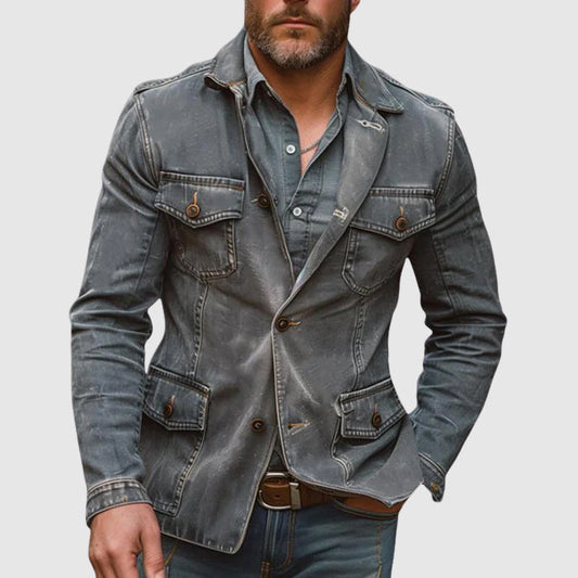 Roberto Russo Washed Denim Jacket