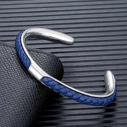 Roberto Russo Woven Cord Open Bracelet