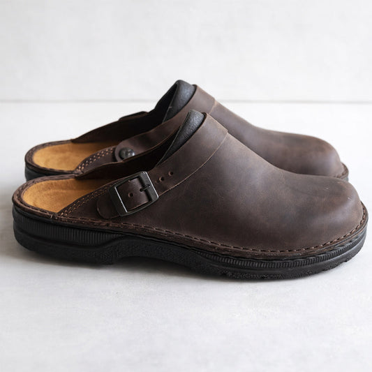 Roberto Russo Closed Clogs with Buckle Strap