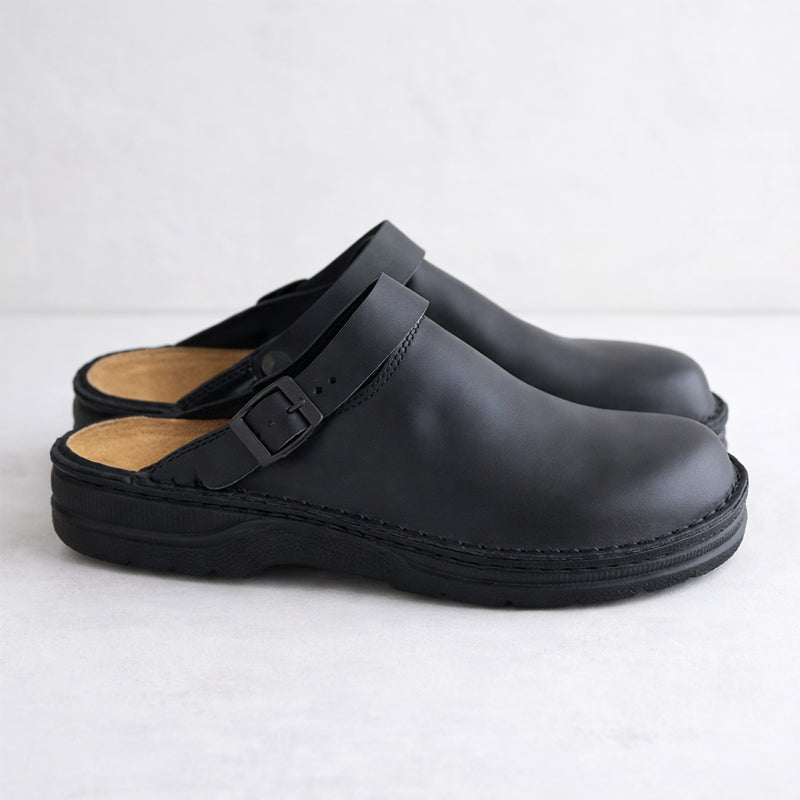 Roberto Russo Closed Clogs with Buckle Strap
