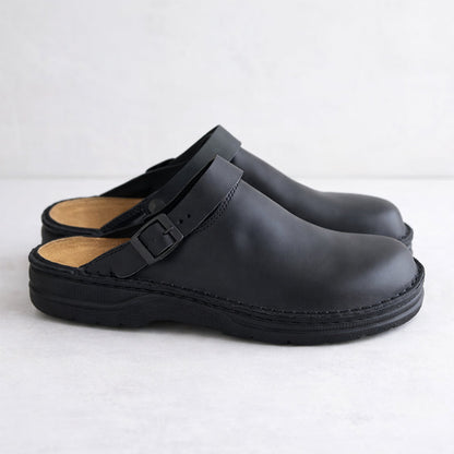 Roberto Russo Closed Clogs with Buckle Strap