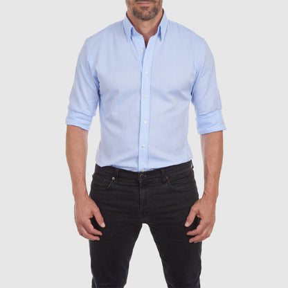 Roberto Russo Fitted Shirt with Integrated Zipper