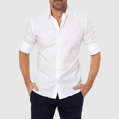 Roberto Russo Fitted Shirt with Integrated Zipper
