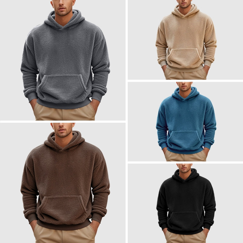 Roberto Russo Fleece Hooded Pullover