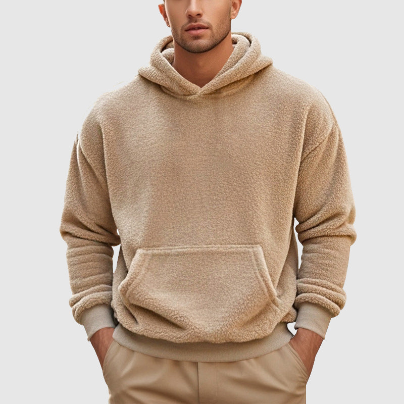 Roberto Russo Fleece Hooded Pullover