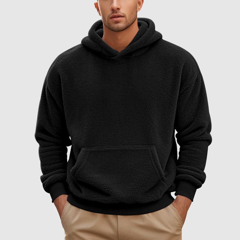 Roberto Russo Fleece Hooded Pullover