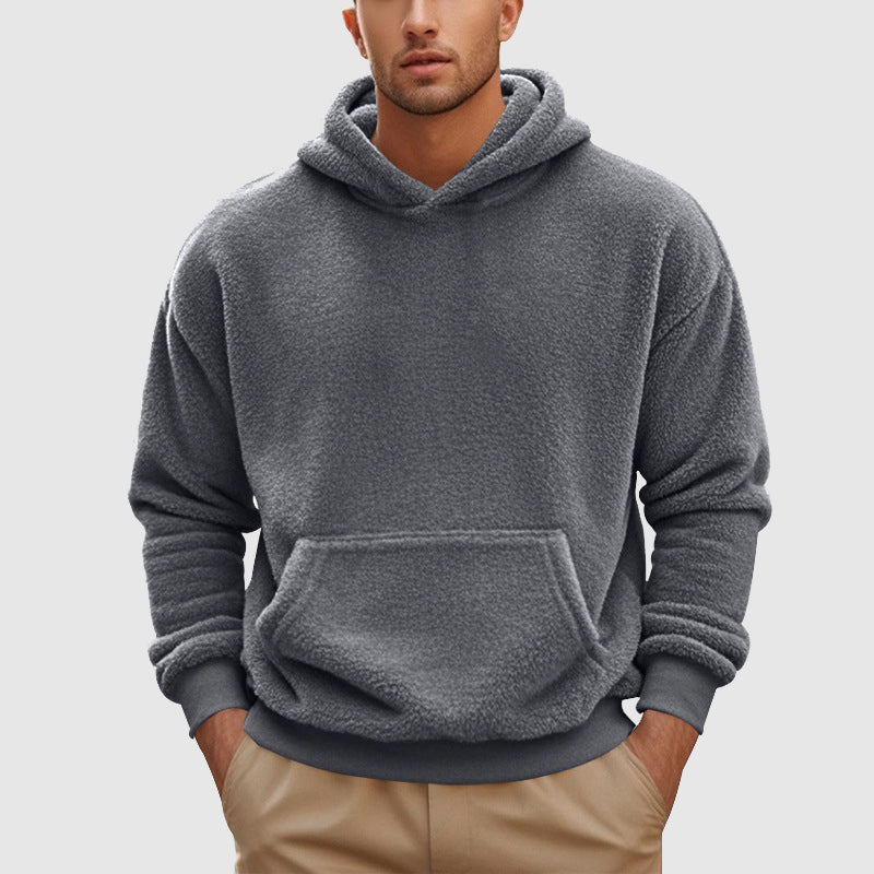 Roberto Russo Fleece Hooded Pullover