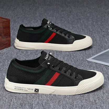 Roberto Russo Lace-Up Sneakers with Mesh Upper