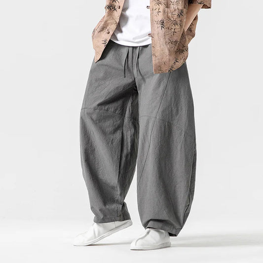 Roberto Russo Loose-Fit Cotton Harem Pants