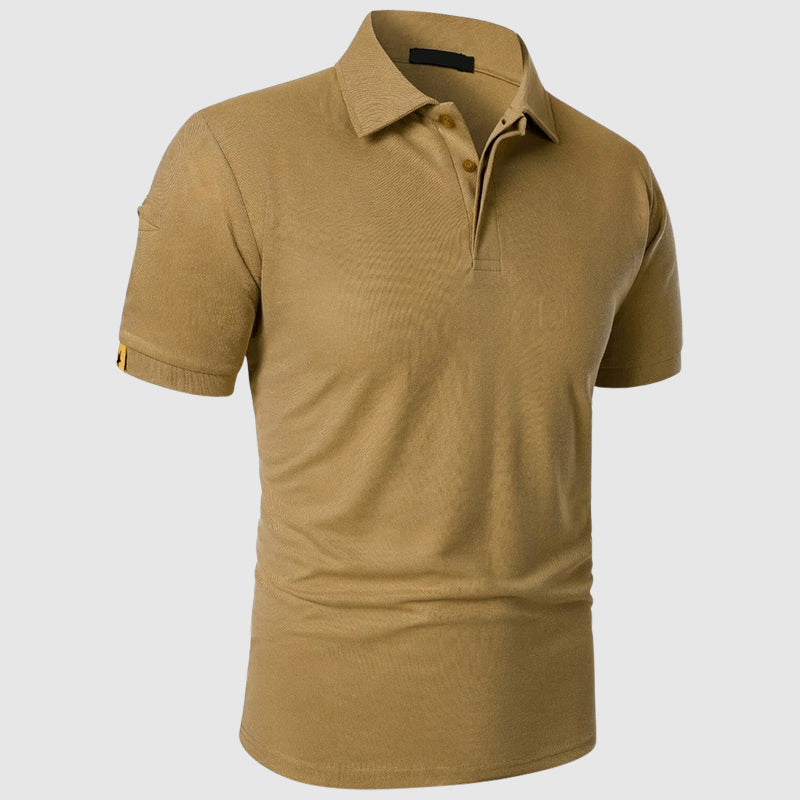 Roger - Men’s Textured Performance Polo Shirt