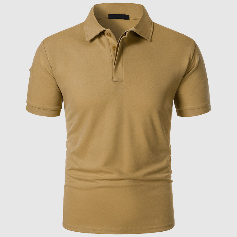 Roger - Men’s Textured Performance Polo Shirt