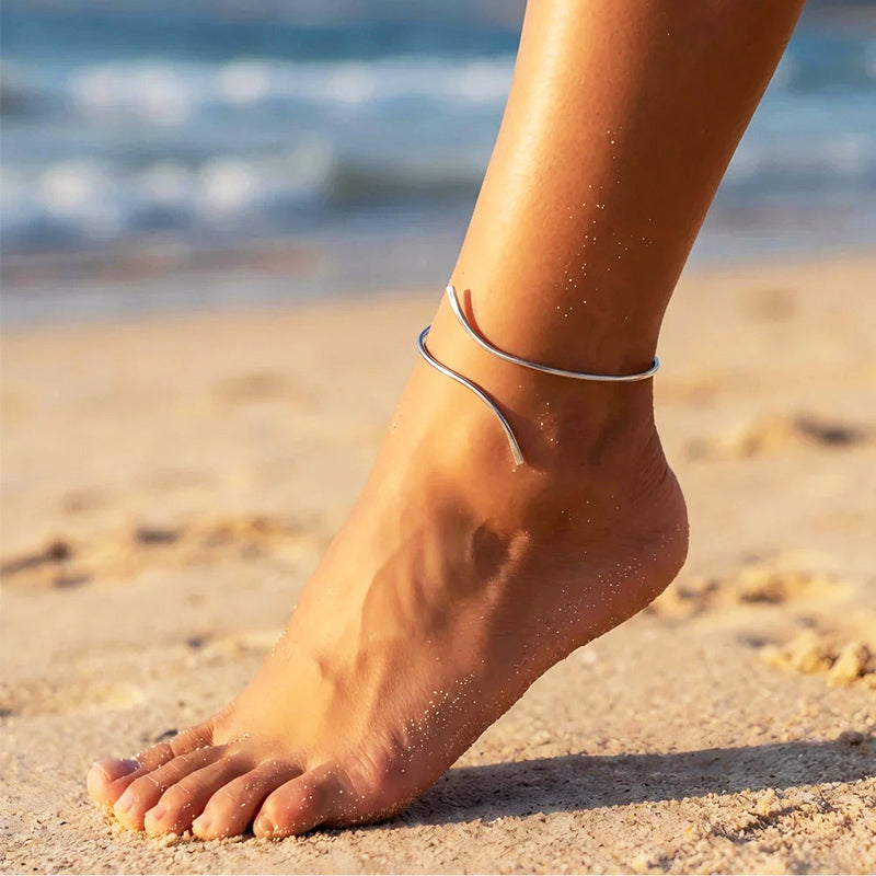 Rosalie - Women’s Open Wrap Anklet Bracelet