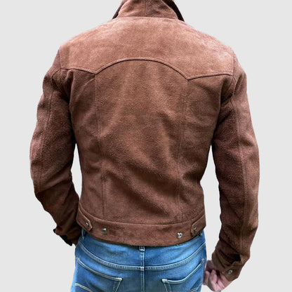 Rugged Suede Jacket by Roberto Russo