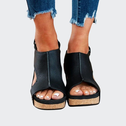 Savannah - Women's Slingback Platform Sandals