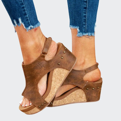 Savannah - Women's Slingback Platform Sandals