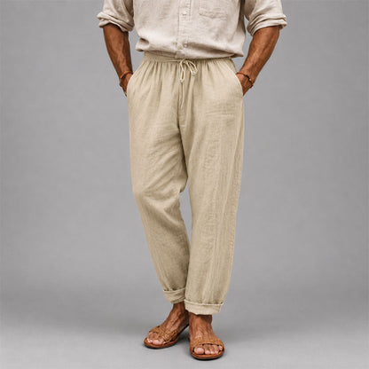 Sean - Men's Relaxed Drawstring Tapered Pants