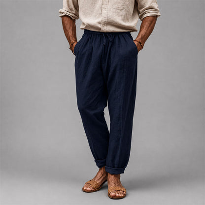 Sean - Men's Relaxed Drawstring Tapered Pants