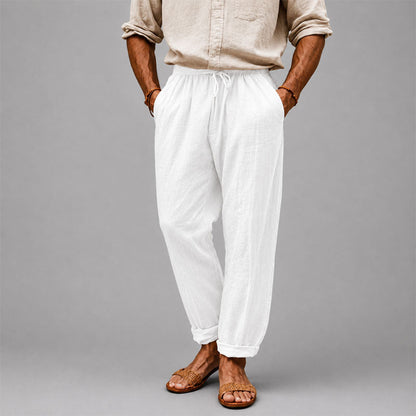 Sean - Men's Relaxed Drawstring Tapered Pants