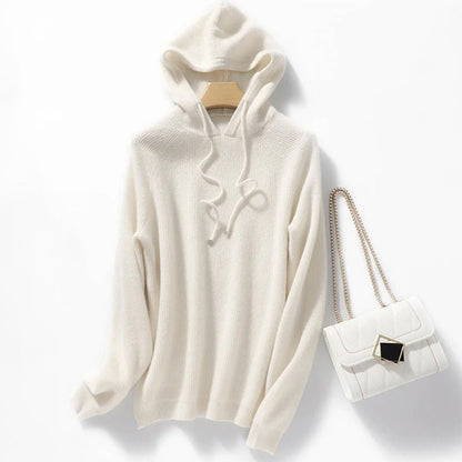 Serene Knit Relaxed Ribbed Hoodie