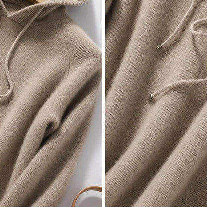 Serene Knit Relaxed Ribbed Hoodie