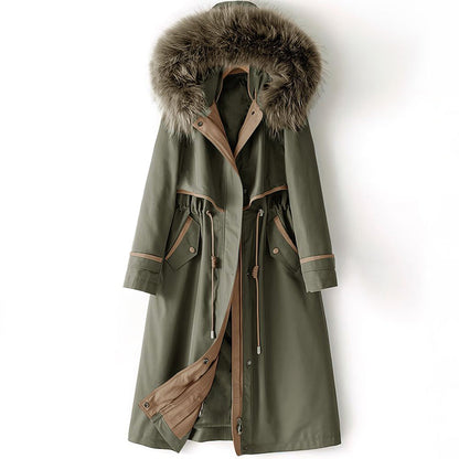 Sofia Amoretti Long Parka with Detachable Down Liner