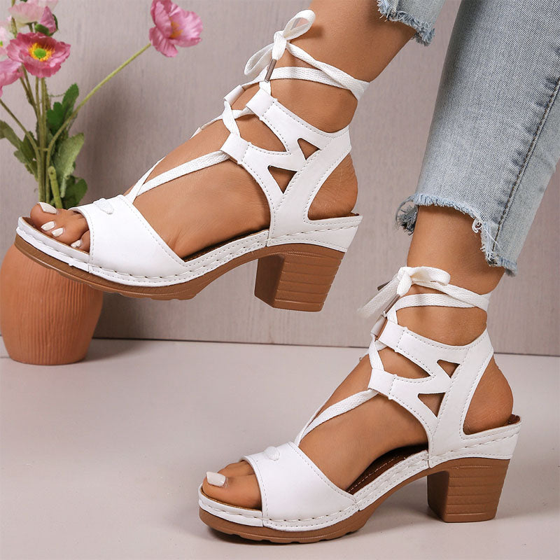 Sofia Amoretti Open Toe Heeled Sandals
