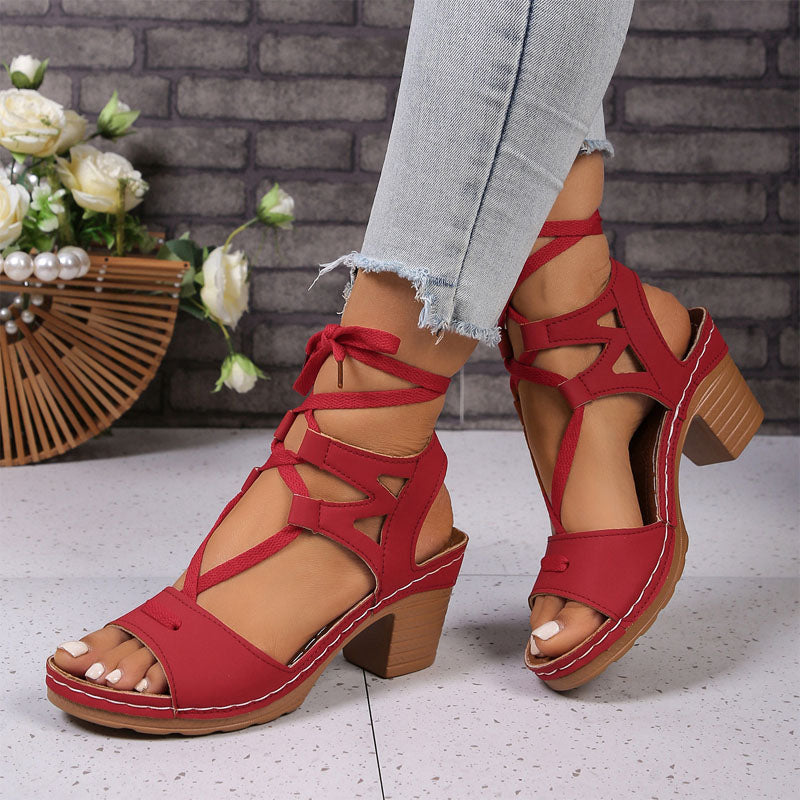 Sofia Amoretti Open Toe Heeled Sandals
