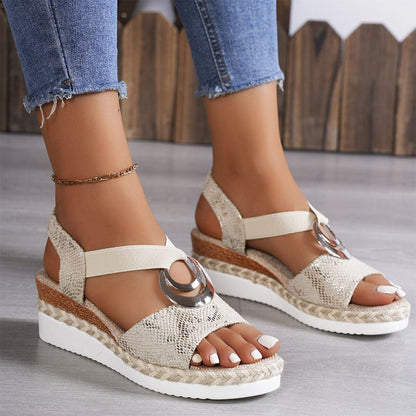 Sofia Amoretti Open Toe Platform Sandals