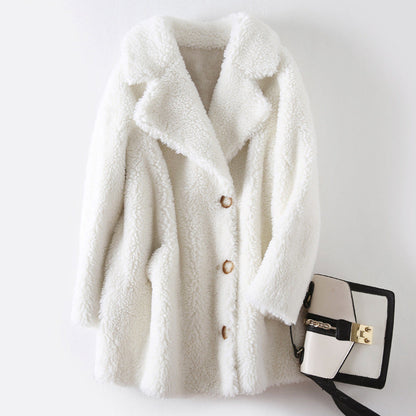 Sofia Amoretti Teddy Mid-Length Wool Coat