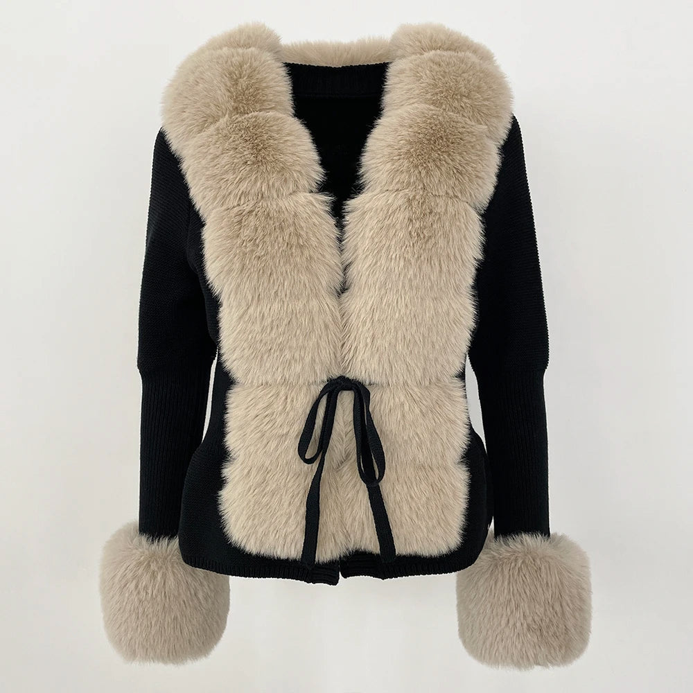 Sofia Amoretti Avalanche Fur Cardigan