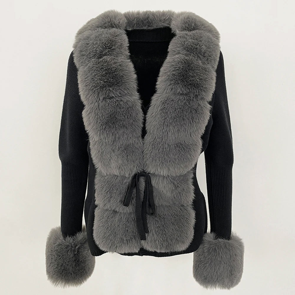 Sofia Amoretti Avalanche Fur Cardigan