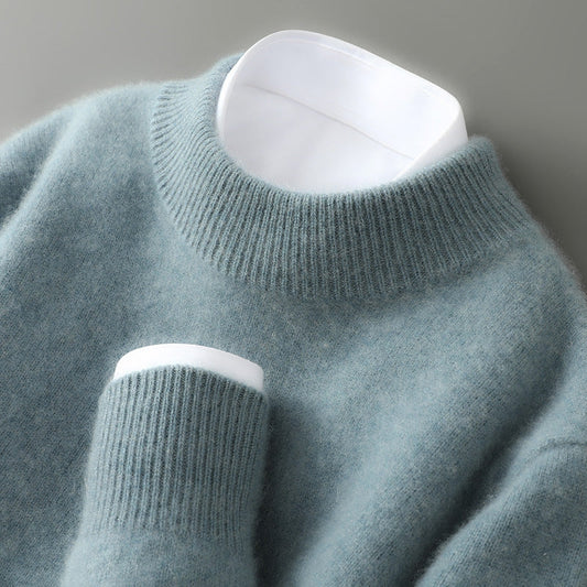 Soft Cashmere Blend Mockneck Sweater