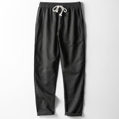 Spencer - Men's Drawstring Linen Pants