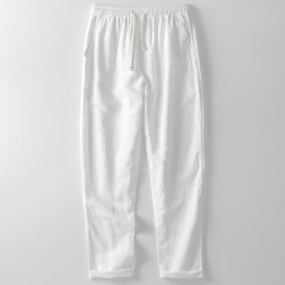 Spencer - Men's Drawstring Linen Pants