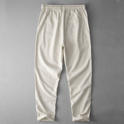Spencer - Men's Drawstring Linen Pants