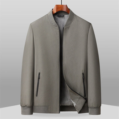 Steel Aura Bomber Jacket by Alessandro Veneti