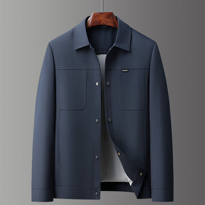 Tailored Luxury Smooth Finish Men’s Jacket
