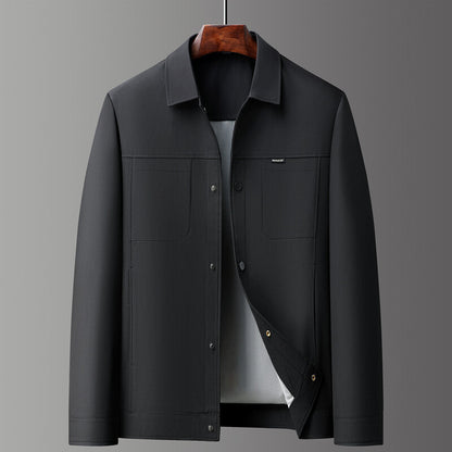 Tailored Luxury Smooth Finish Men’s Jacket