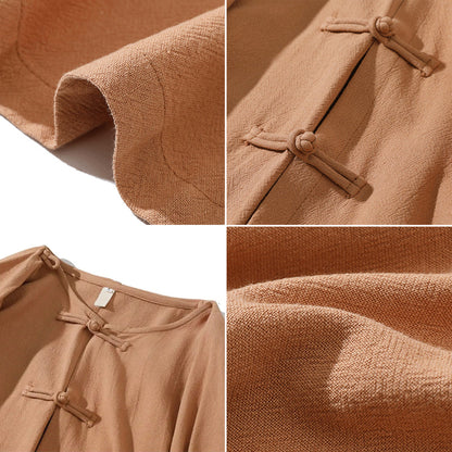 Takumi Flow Linen Cape