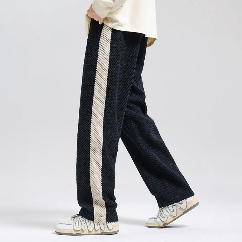 Textured Corduroy Stripe Lounge Pants