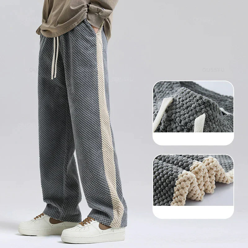 Textured Corduroy Stripe Lounge Pants