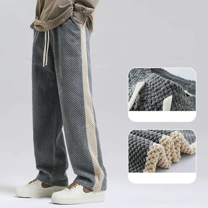 Textured Corduroy Stripe Lounge Pants