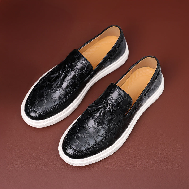 Theodore Willow Embossed Texture Loafers