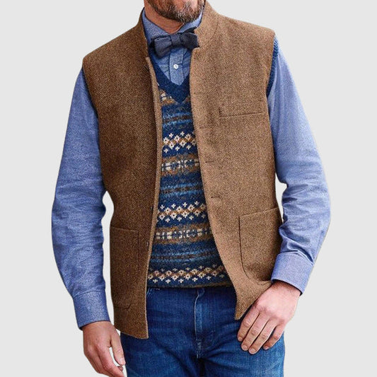 Theodore Willow Regal Herringbone Vest