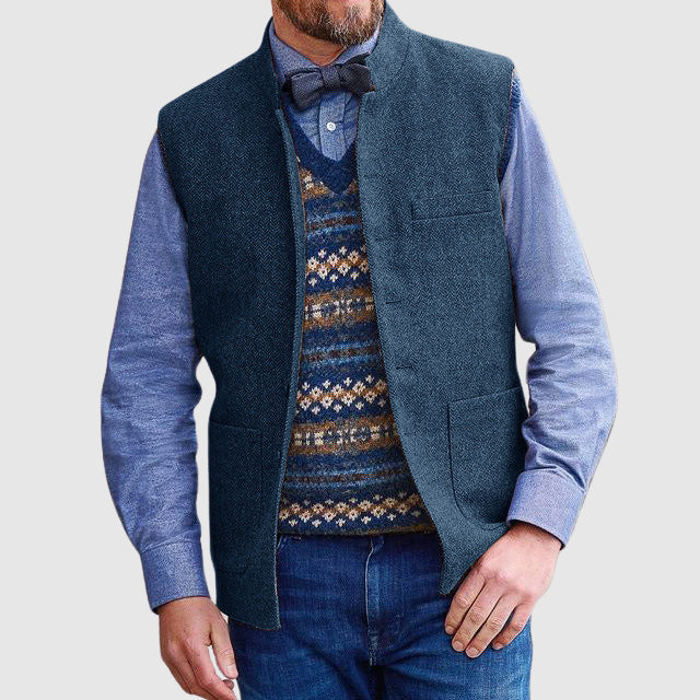 Theodore Willow Regal Herringbone Vest