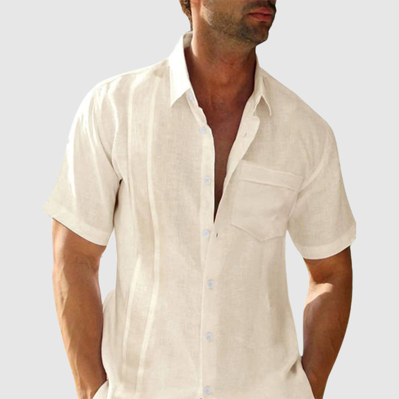 Theodore Willow Relaxed Linen Shirt