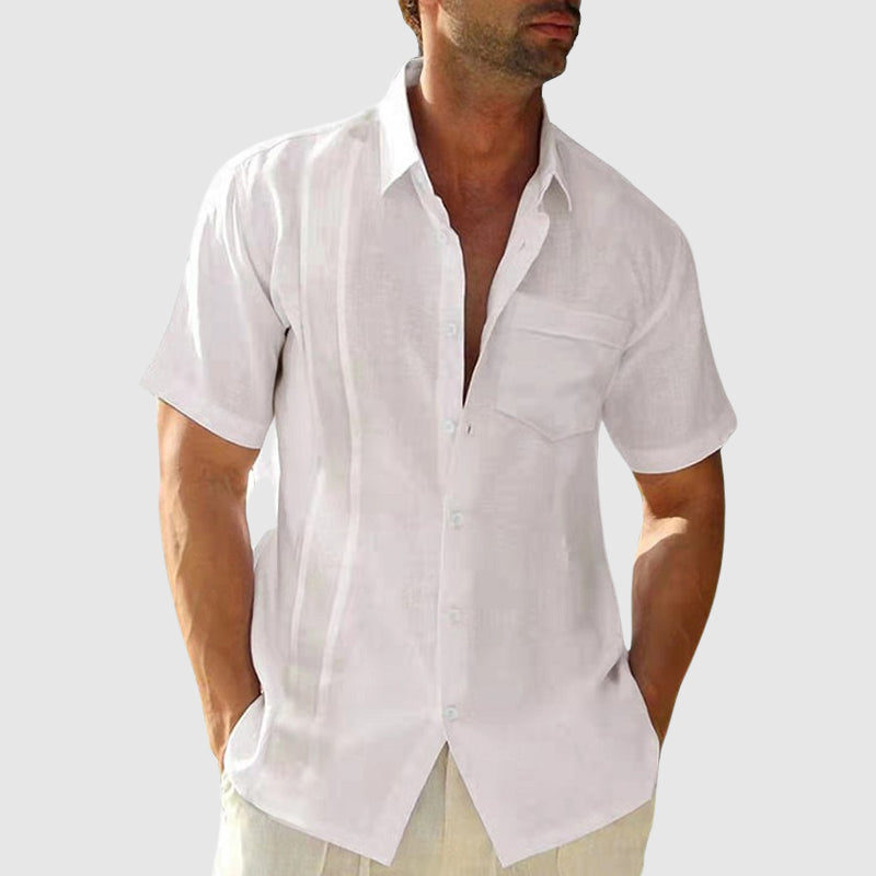 Theodore Willow Relaxed Linen Shirt